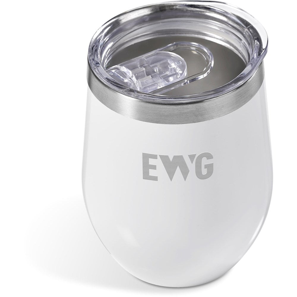 Serendipio Sheridan Stainless Steel Vacuum Tumbler - 300ml - SOLID WHITE