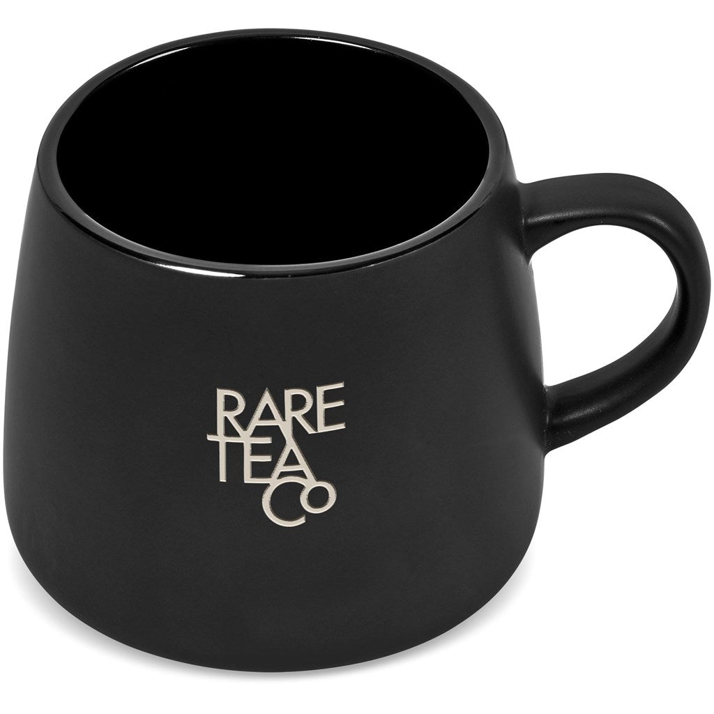 Serendipio Camden Ceramic Coffee Mug - 400ml - BLACK