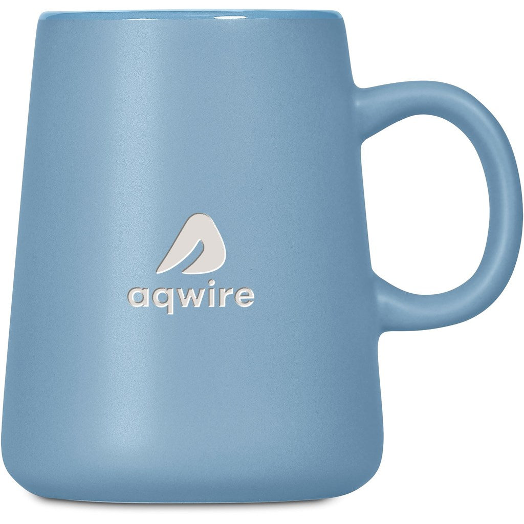 Serendipio Dorset Ceramic Coffee Mug – 400ml - LIGHT TURQUOISE