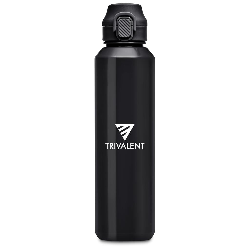 Serendipio Ramsey Recycled PET Water Bottle - 750ml - BLACK