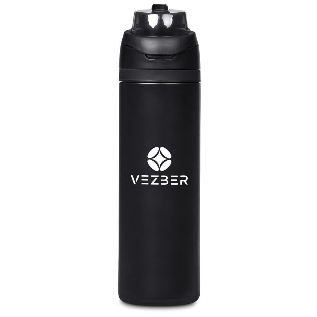 Slazenger Ranger Stainless Steel Vacuum Water Bottle - 700ml - BLACK