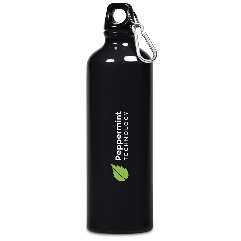 Altitude Solano Aluminium Water Bottle - 750ml - BLACK