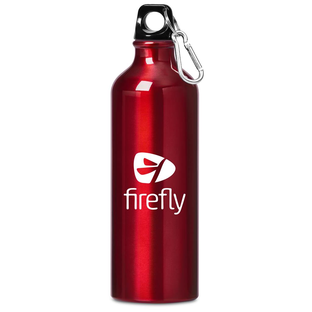 Altitude Solano Aluminium Water Bottle - 750ml - RED