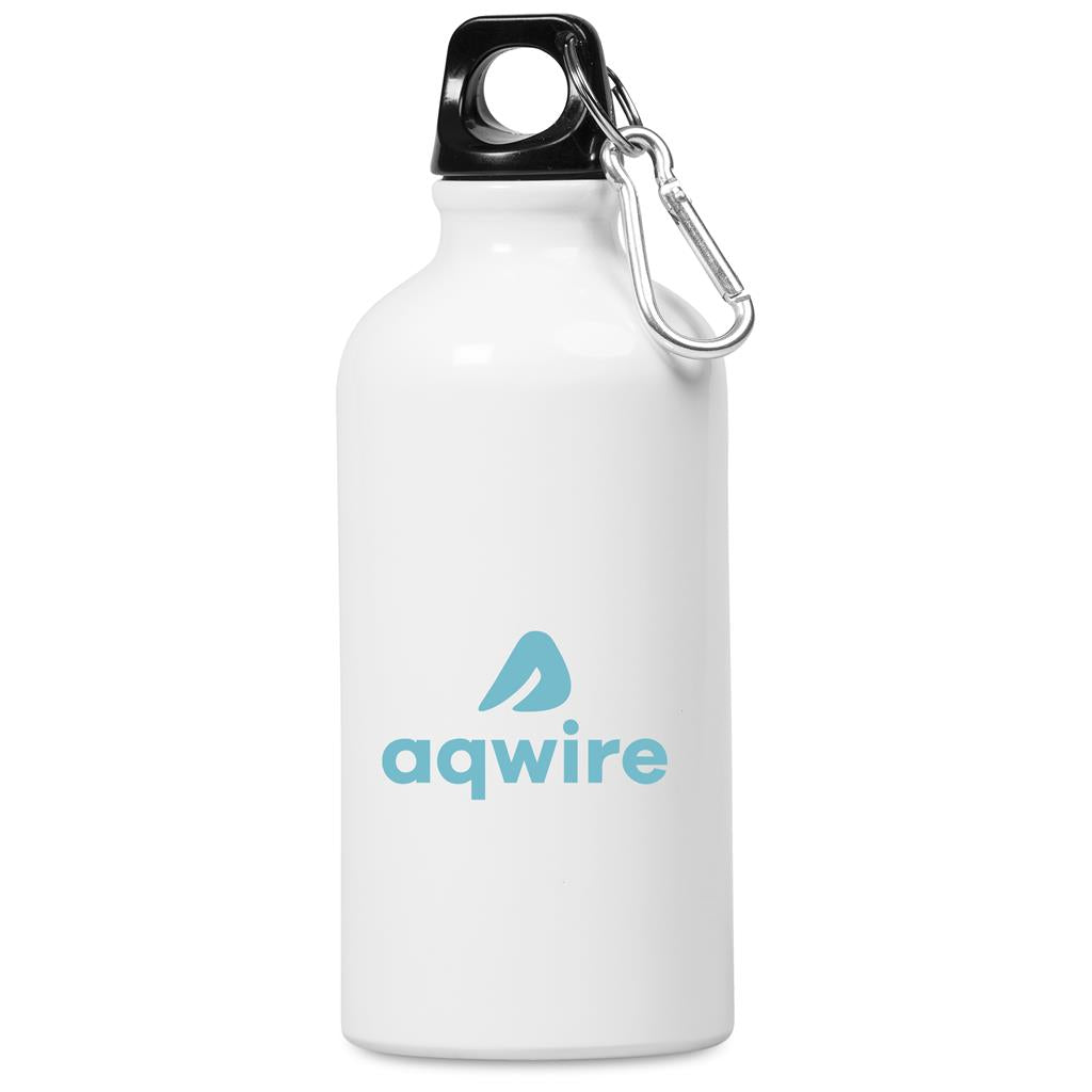 Altitude Braxton Aluminium Water Bottle - 500ml - SOLID WHITE