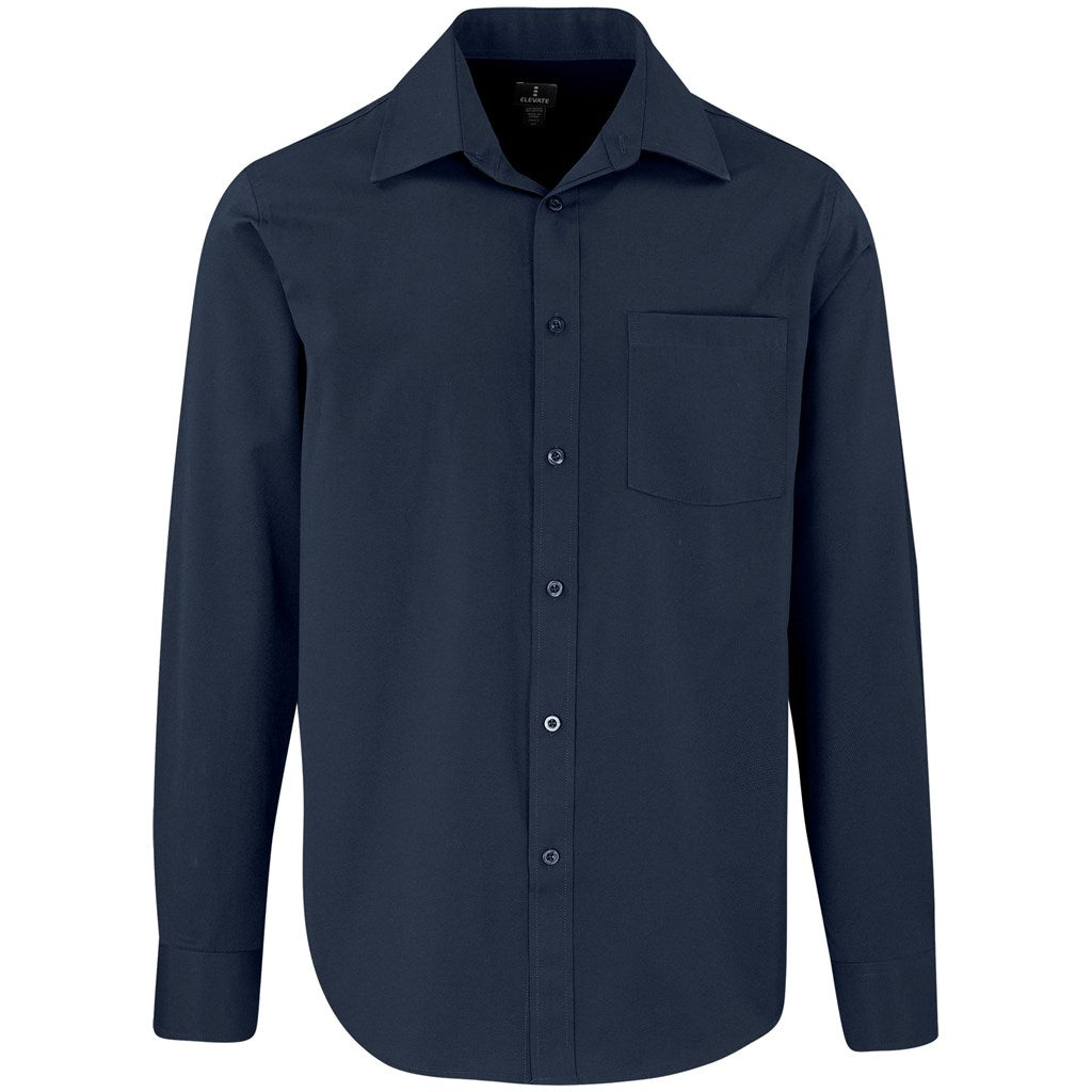 Mens Long Sleeve Sycamore Shirt - NAVY