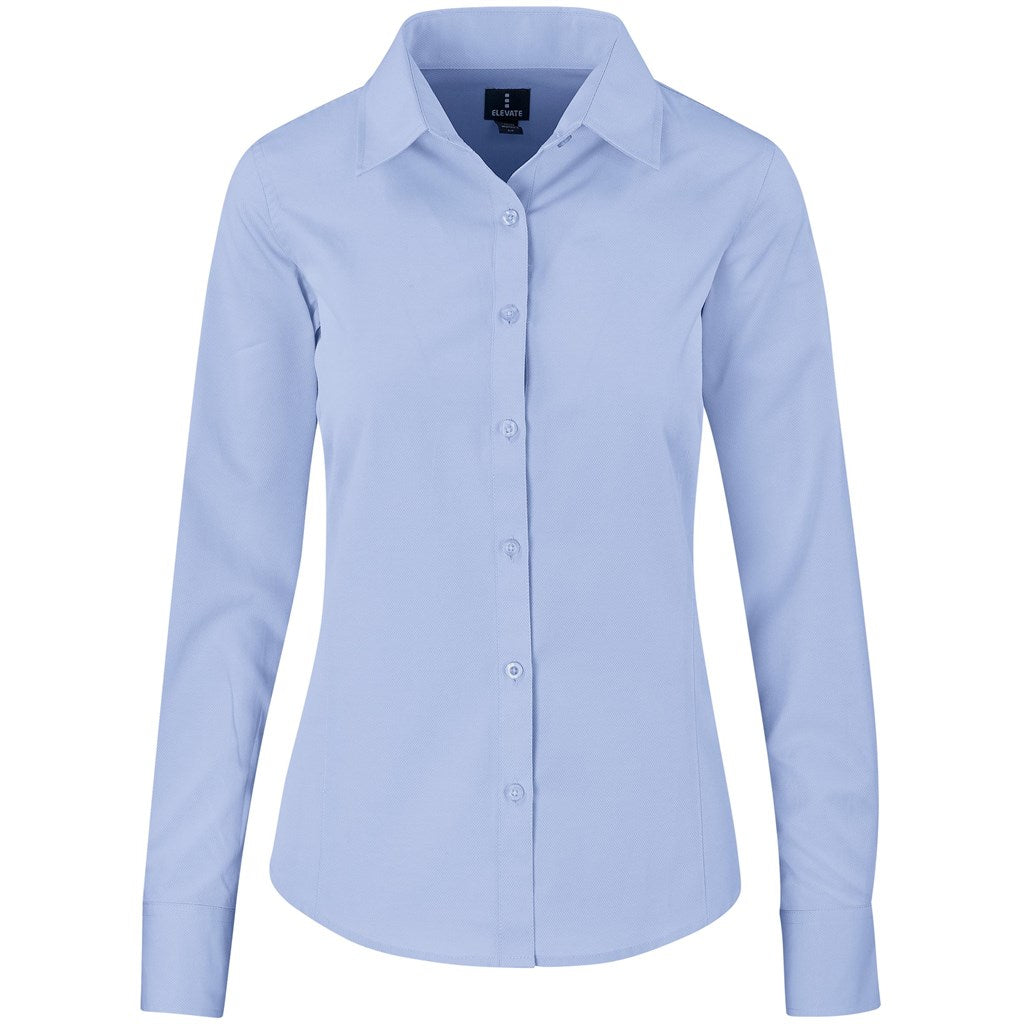 Ladies Long Sleeve Sycamore Shirt - BLUE