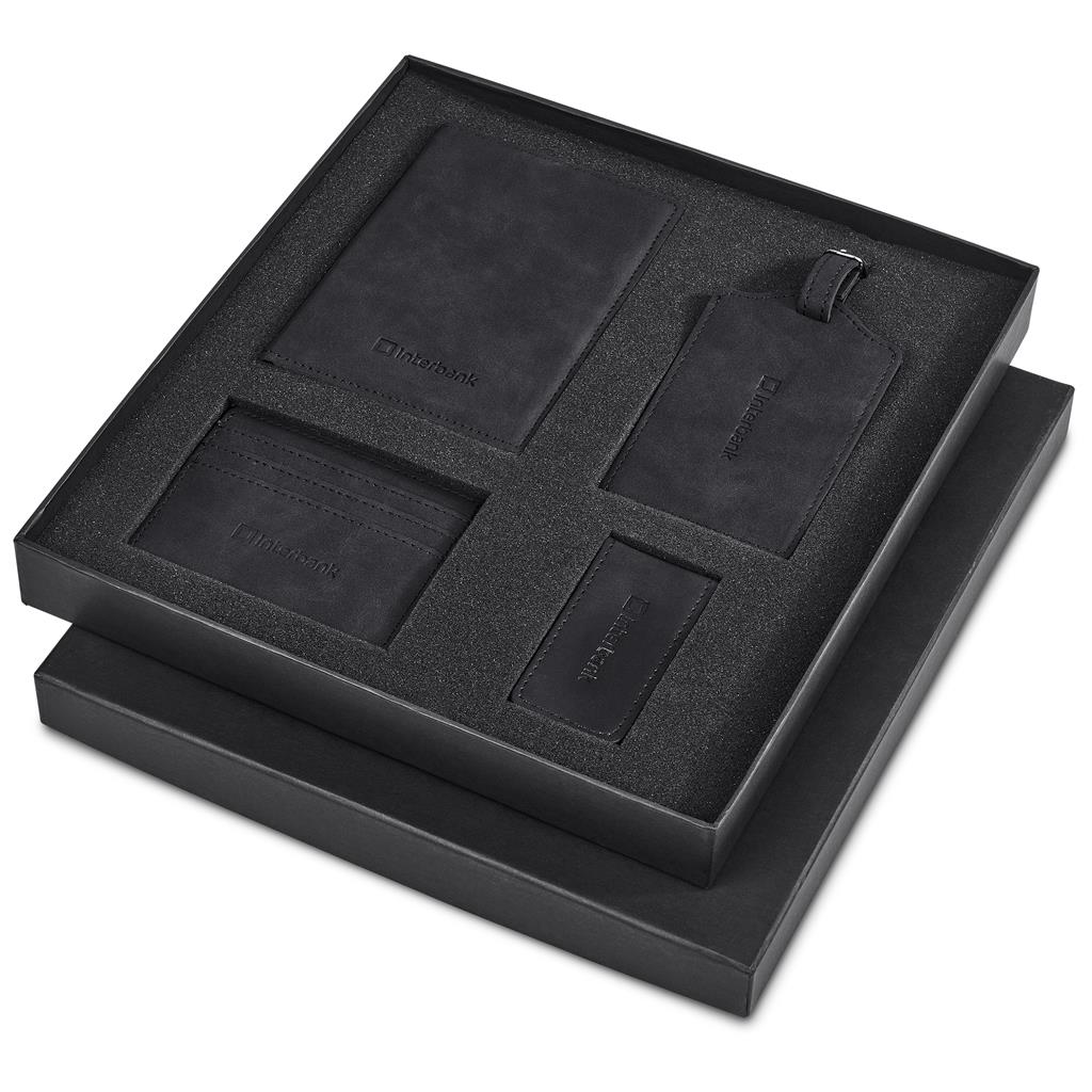 Serendipio Tourist Travel Set - BLACK