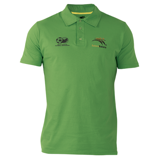 Soccer World Cup 26 Graphic Golfer 160g Single Jersey Mens - Bottle Green