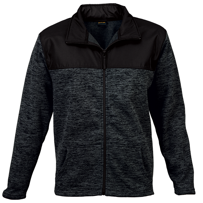 Knox Jacket - Charcoal Melange/Black
