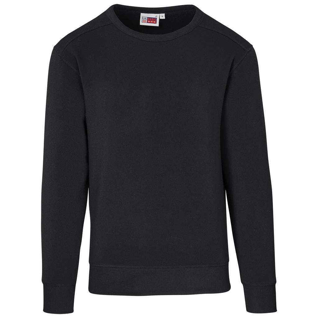 Mens Quinn Crew Neck Sweater - BLACK