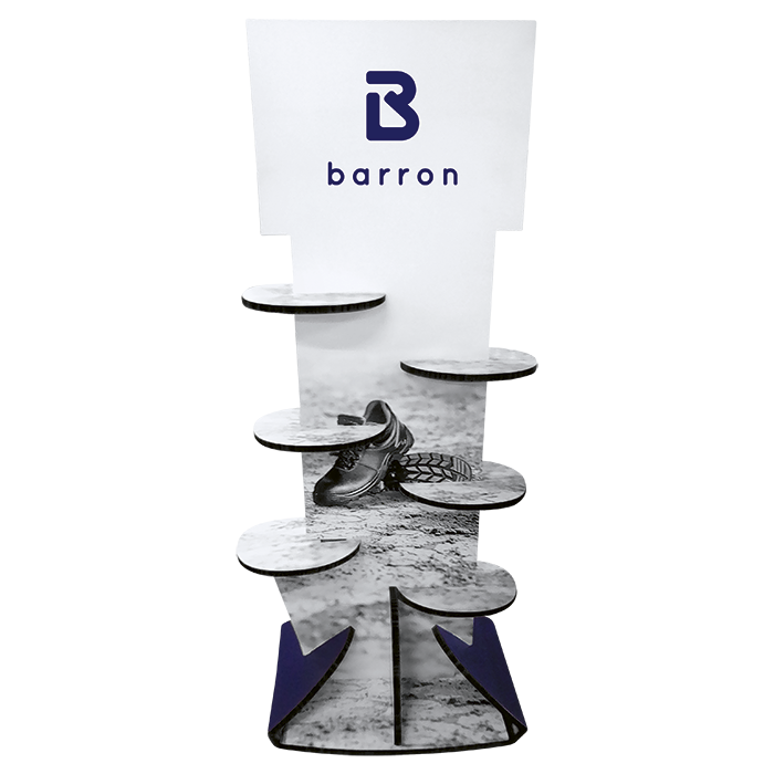 Barron 6 Level Shoe Display Stand - STD