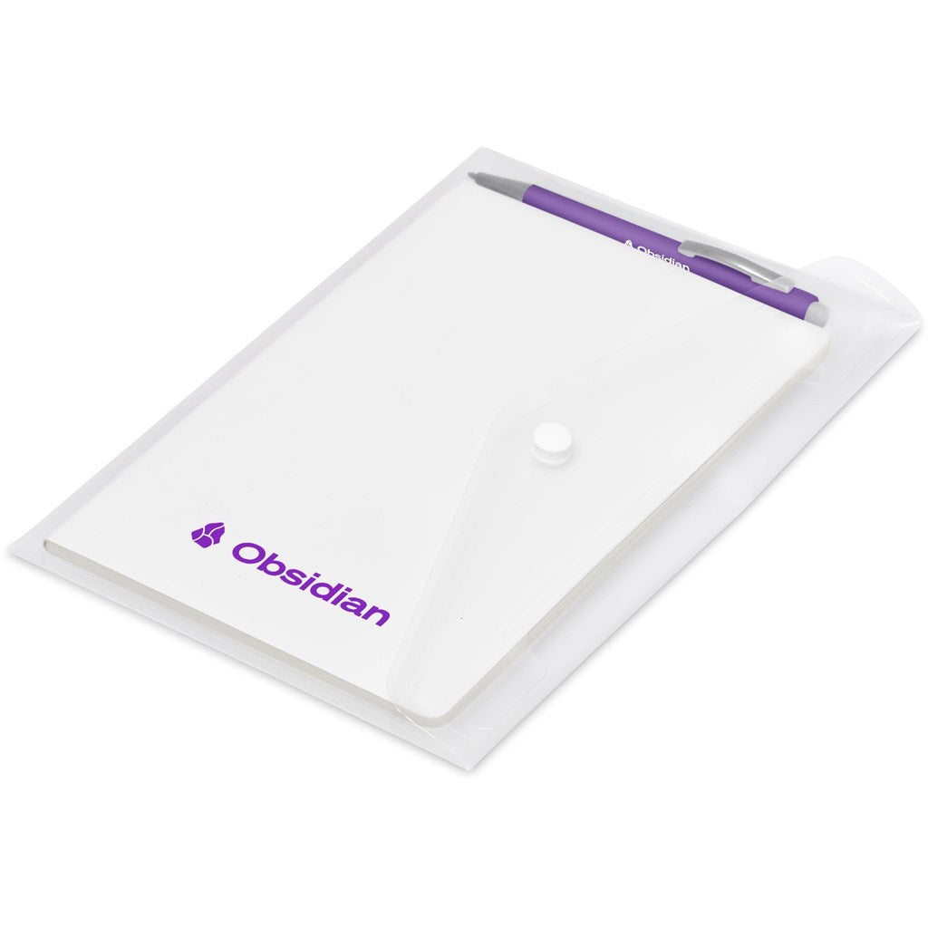 Altitude Nixon Notebook & Pen Set - PURPLE