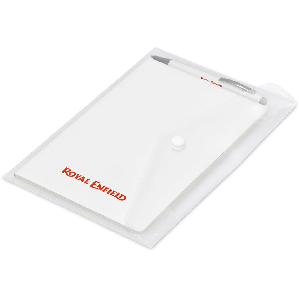 Altitude Nixon Notebook & Pen Set - SOLID WHITE