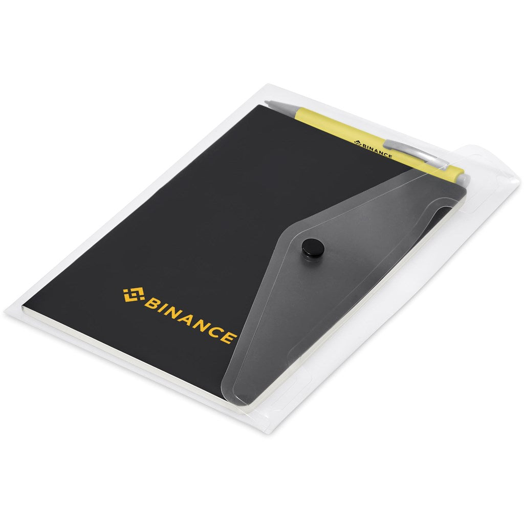 Altitude Perry Notebook & Pen Set - YELLOW