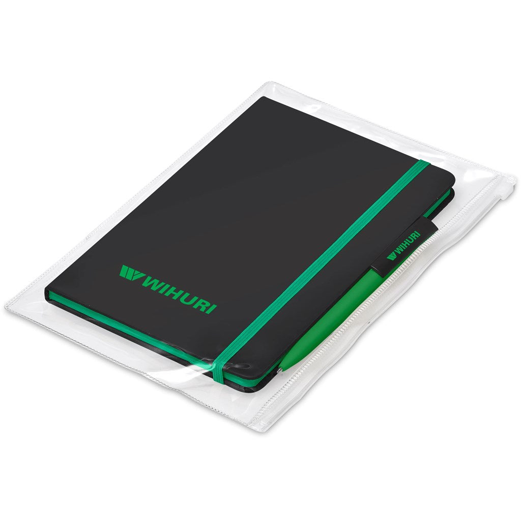 Altitude Johnson Notebook & Pen Set - GREEN