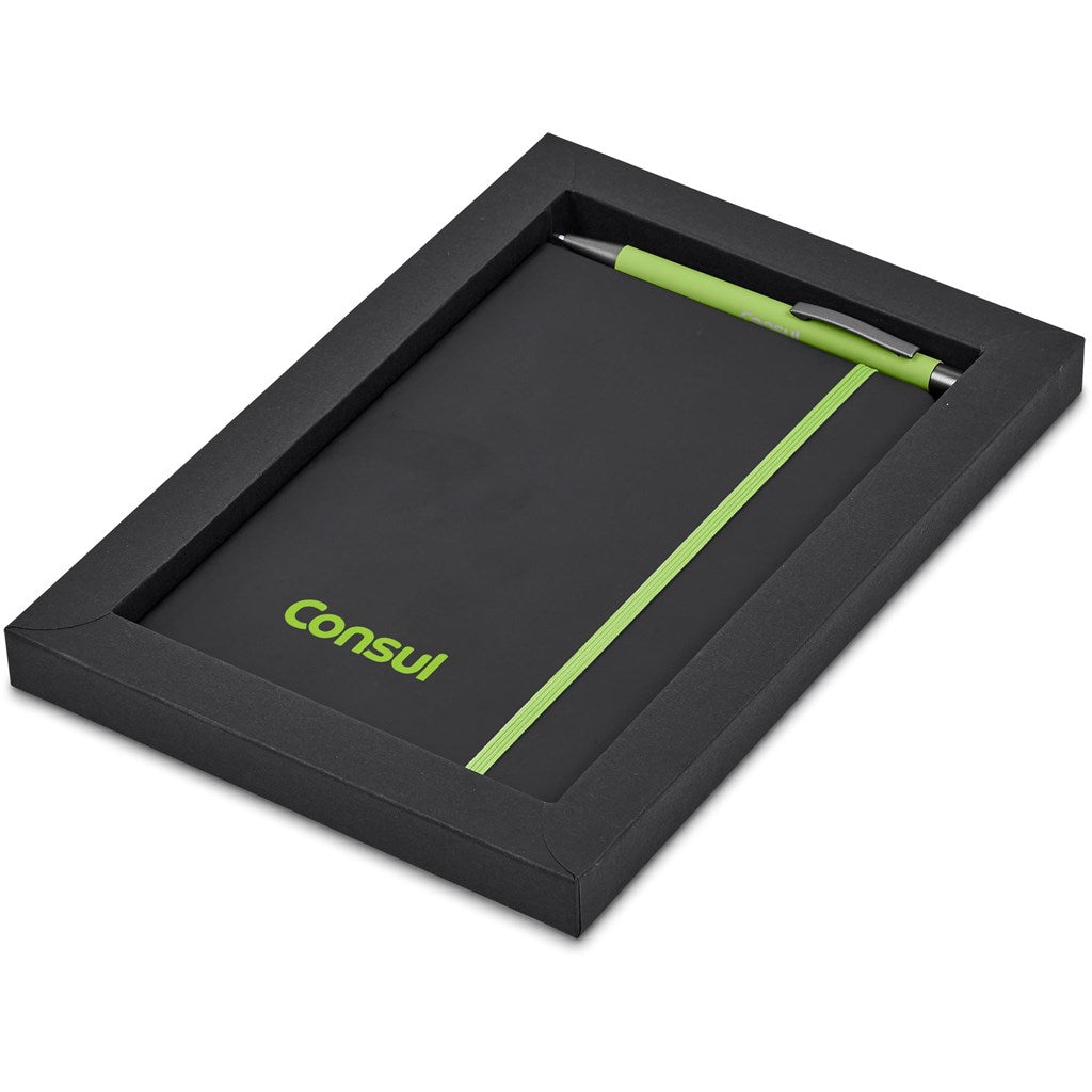 Altitude Miller Notebook & Pen Set - LIME