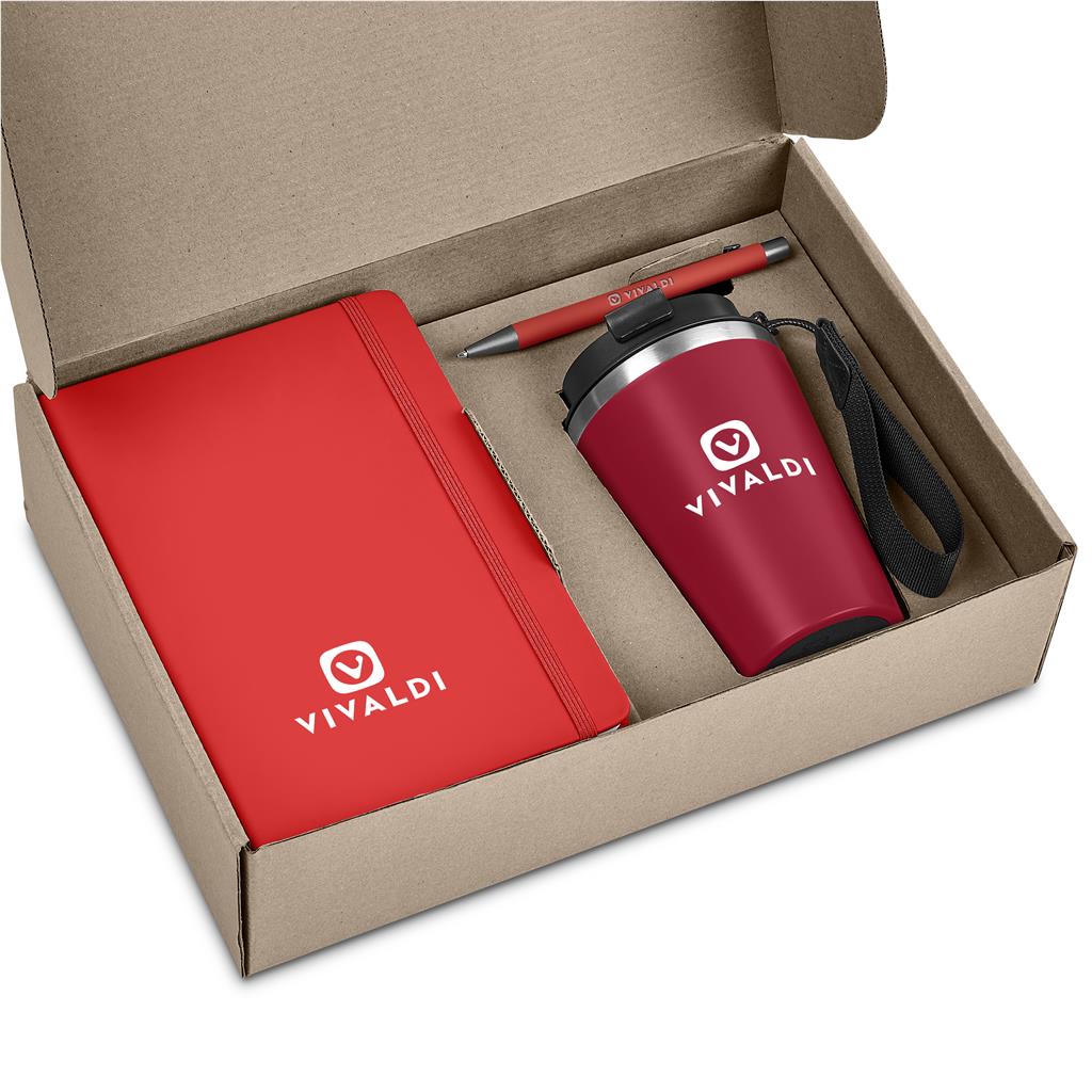 Altitude Carnaby Kraft Gift Set - RED
