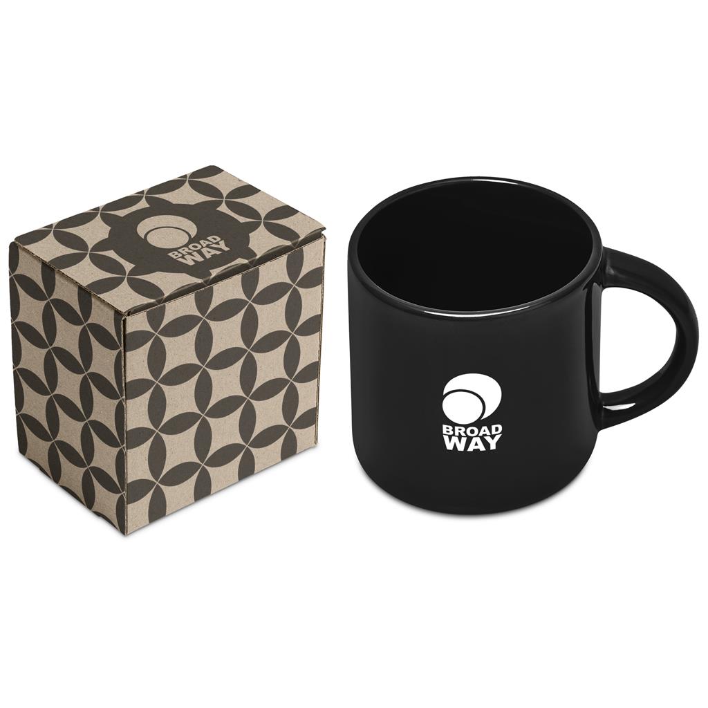 Altitude Vida Coffee Mug in Bianca Custom Gift Box - BLACK