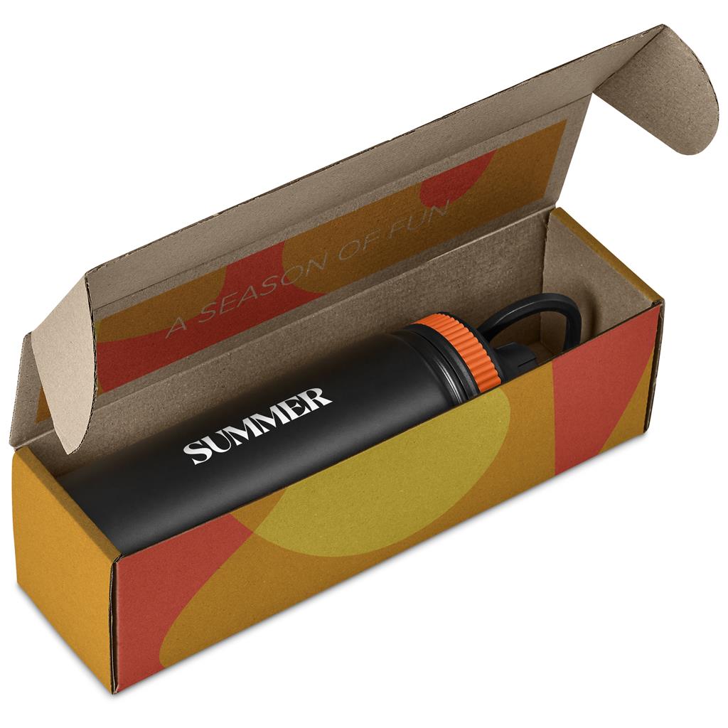 Altitude Romero Bottle in Bianca Custom Gift Box - ORANGE