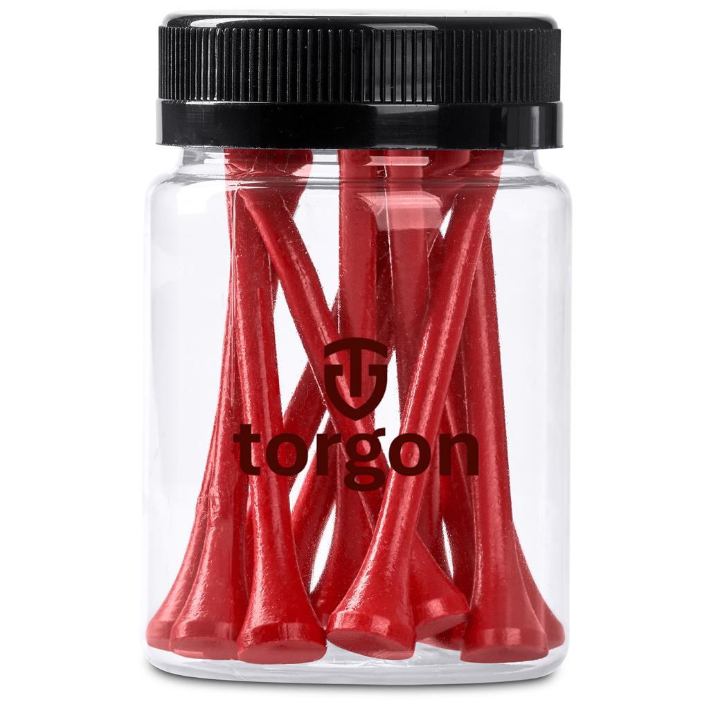 Altitude Swingstart Set of 12 Golf Tees - RED