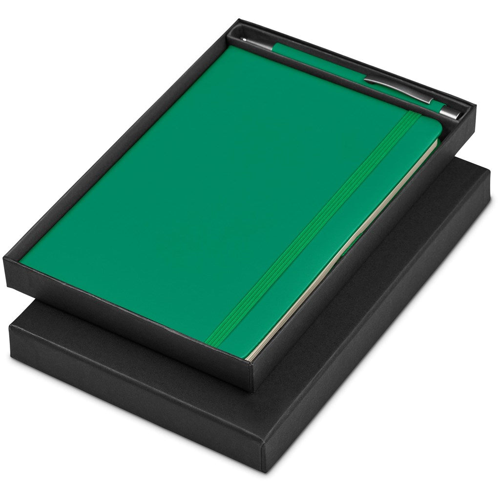 Carson Notebook & Pen Set - GREEN