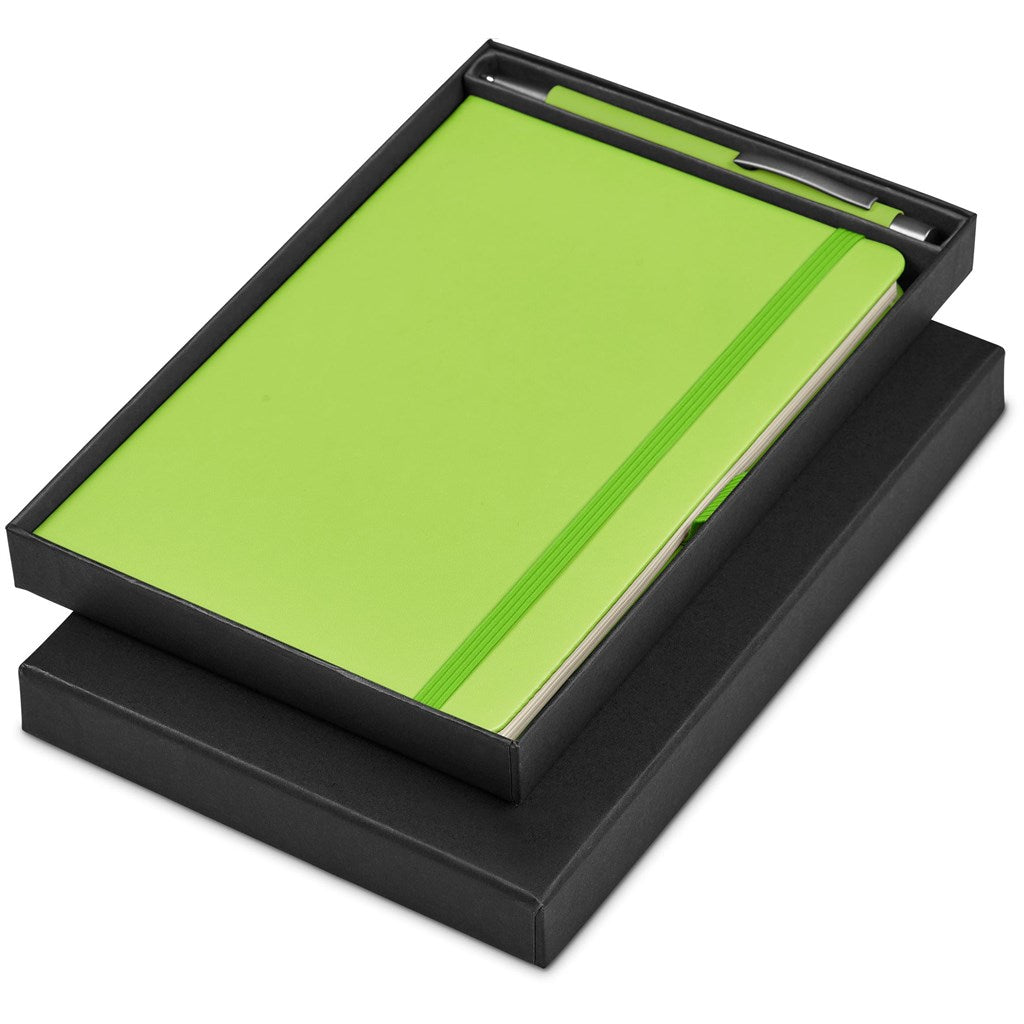 Carson Notebook & Pen Set - LIME