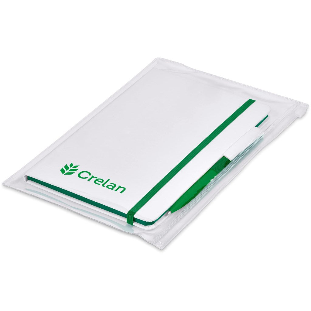Olson Notebook & Pen Set - GREEN