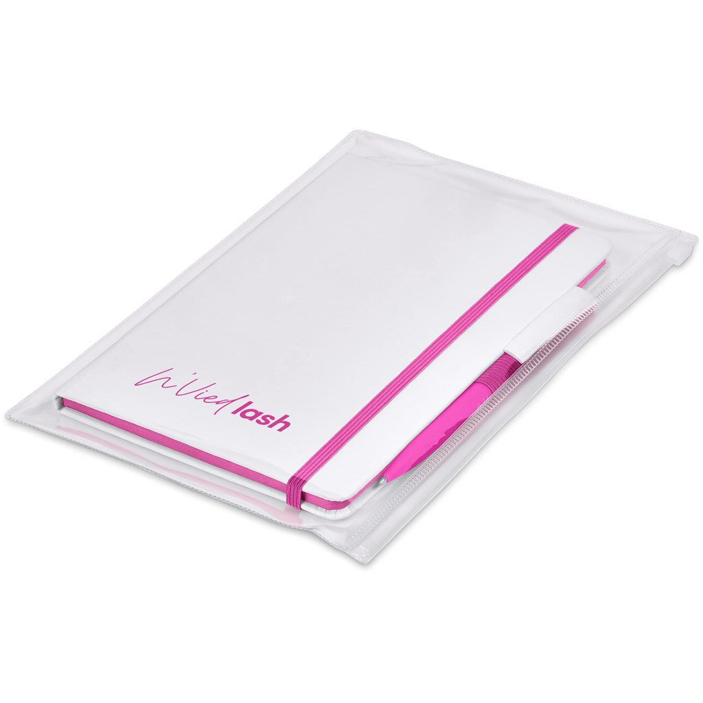 Olson Notebook & Pen Set - PINK