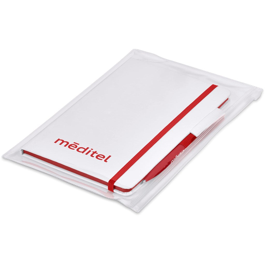 Olson Notebook & Pen Set - RED
