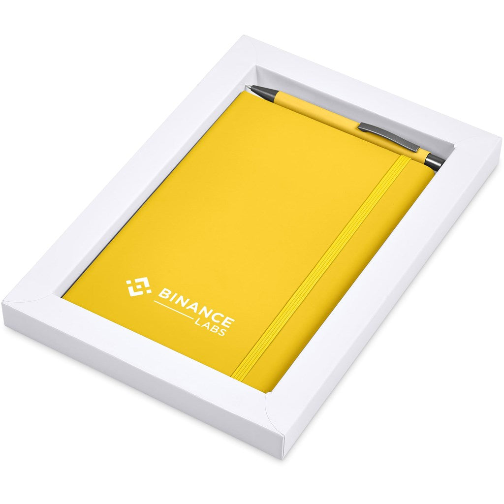 Hibiscus Notebook & Pen Set - YELLOW