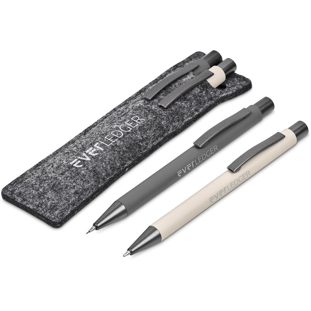 Omaha Ball Pen & Pencil Set - CREAM