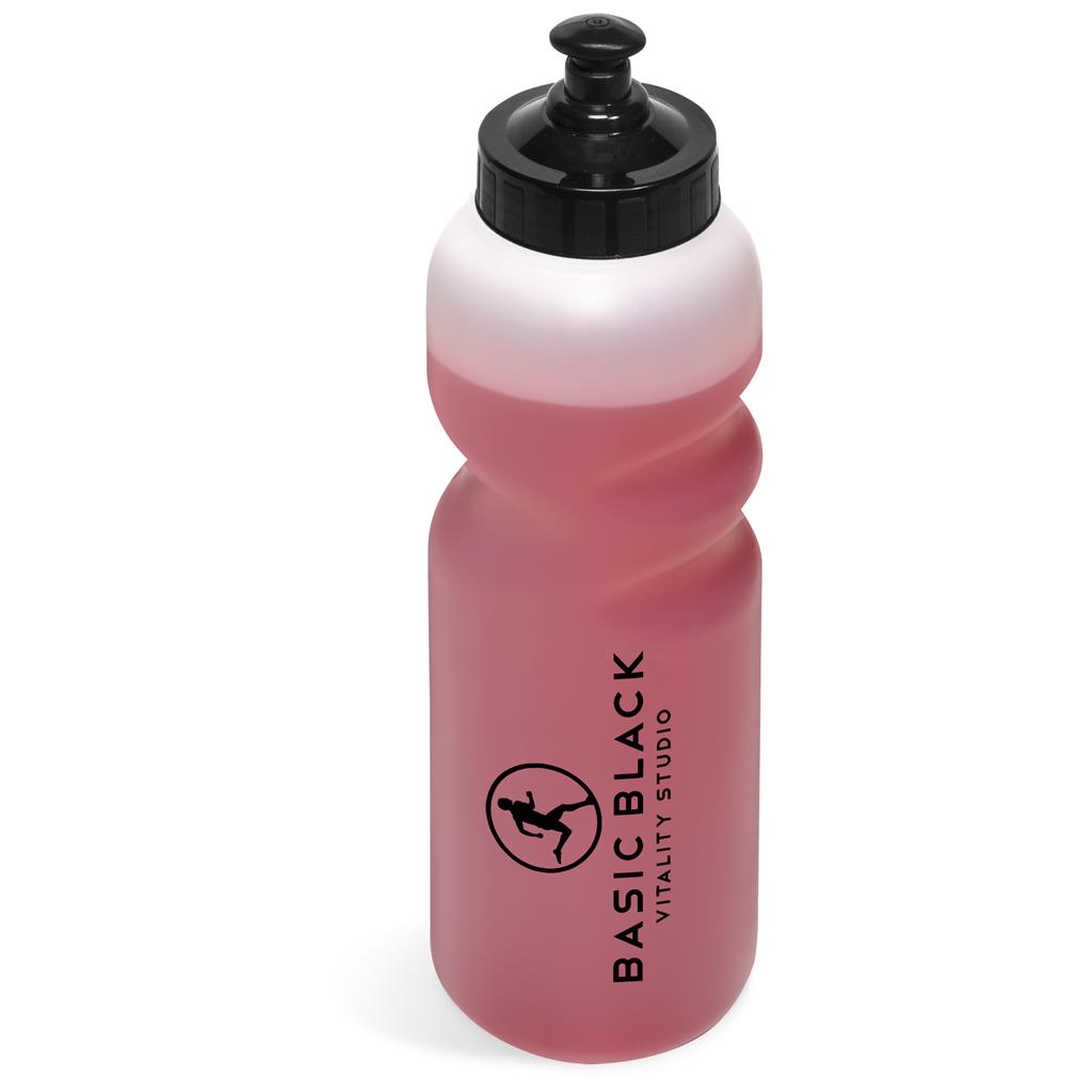 Helix Plastic Water Bottle - 500ml - BLACK