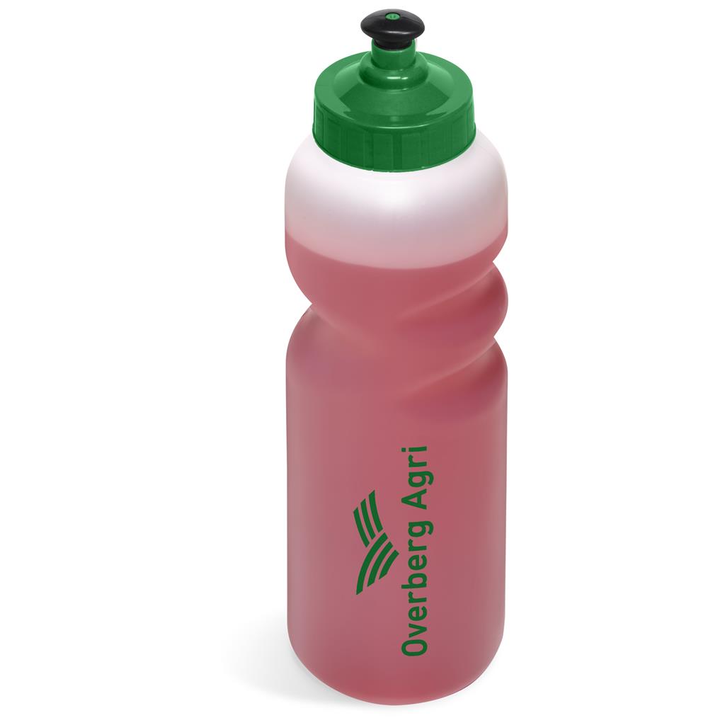 Helix Plastic Water Bottle - 500ml - GREEN