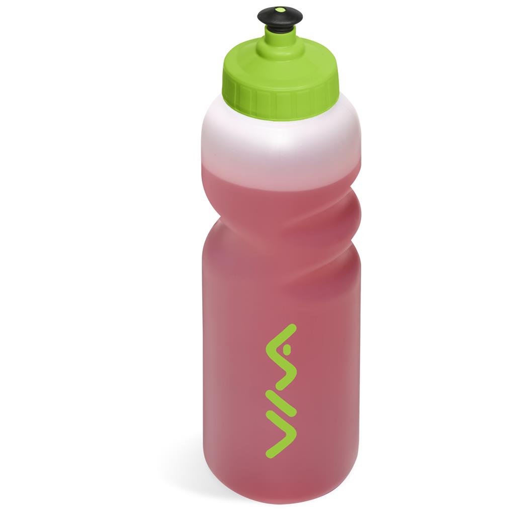 Helix Plastic Water Bottle - 500ml - LIME