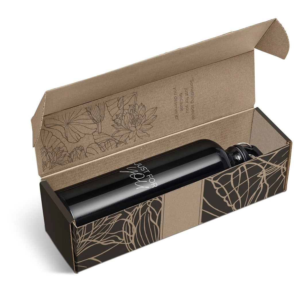 Solano Bottle in Bianca Custom Gift Box - BLACK