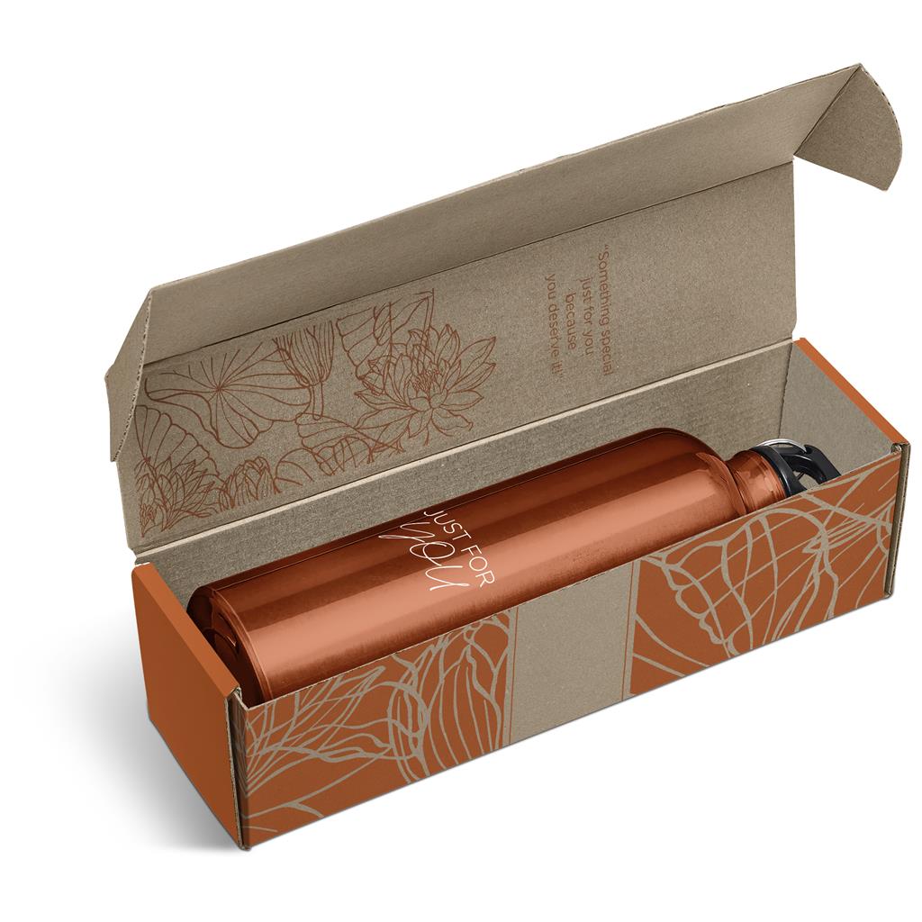 Solano Bottle in Bianca Custom Gift Box - BURNT ORANGE