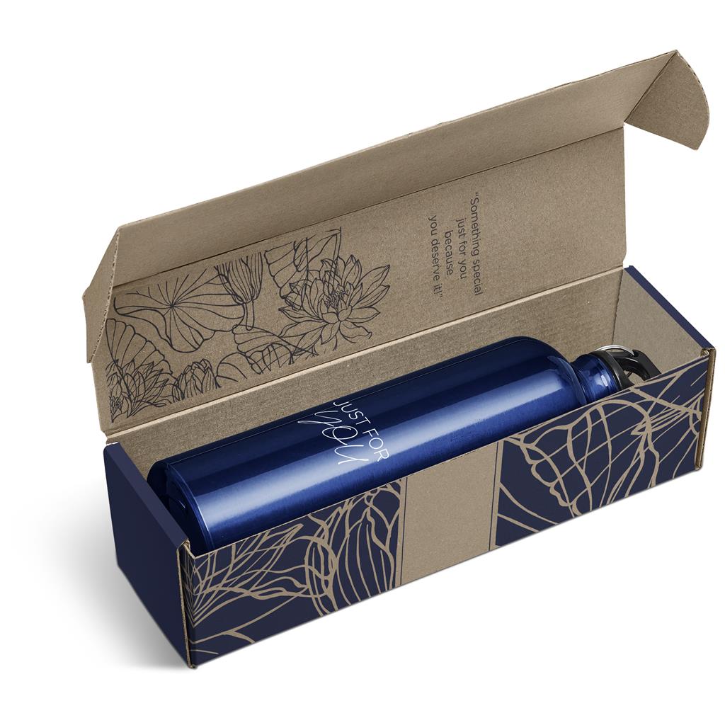 Solano Bottle in Bianca Custom Gift Box - NAVY