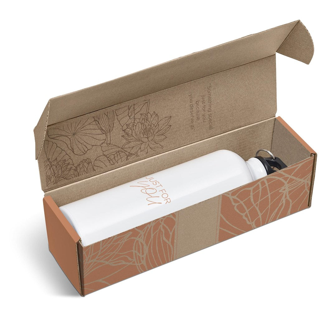 Solano Bottle in Bianca Custom Gift Box - SOLID WHITE