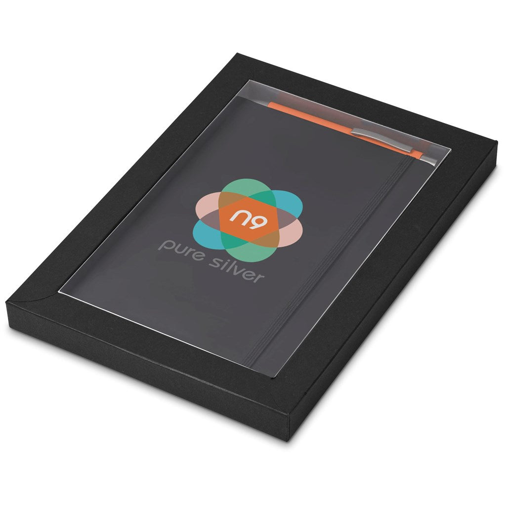 Dahlia Notebook & Pen Set - ORANGE