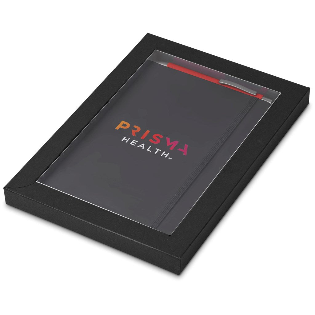 Dahlia Notebook & Pen Set - RED