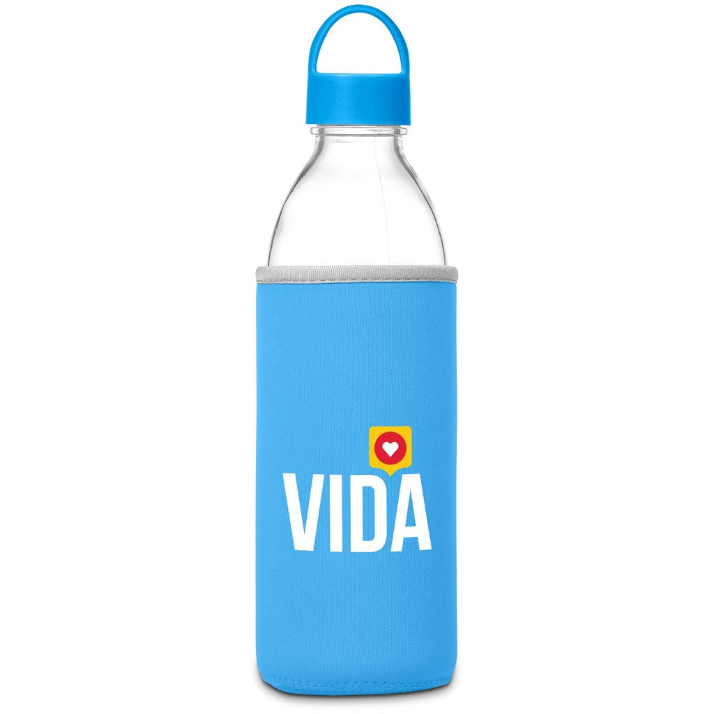 Kooshty Big Swing Neo Glass Water Bottle – 850ml - CYAN