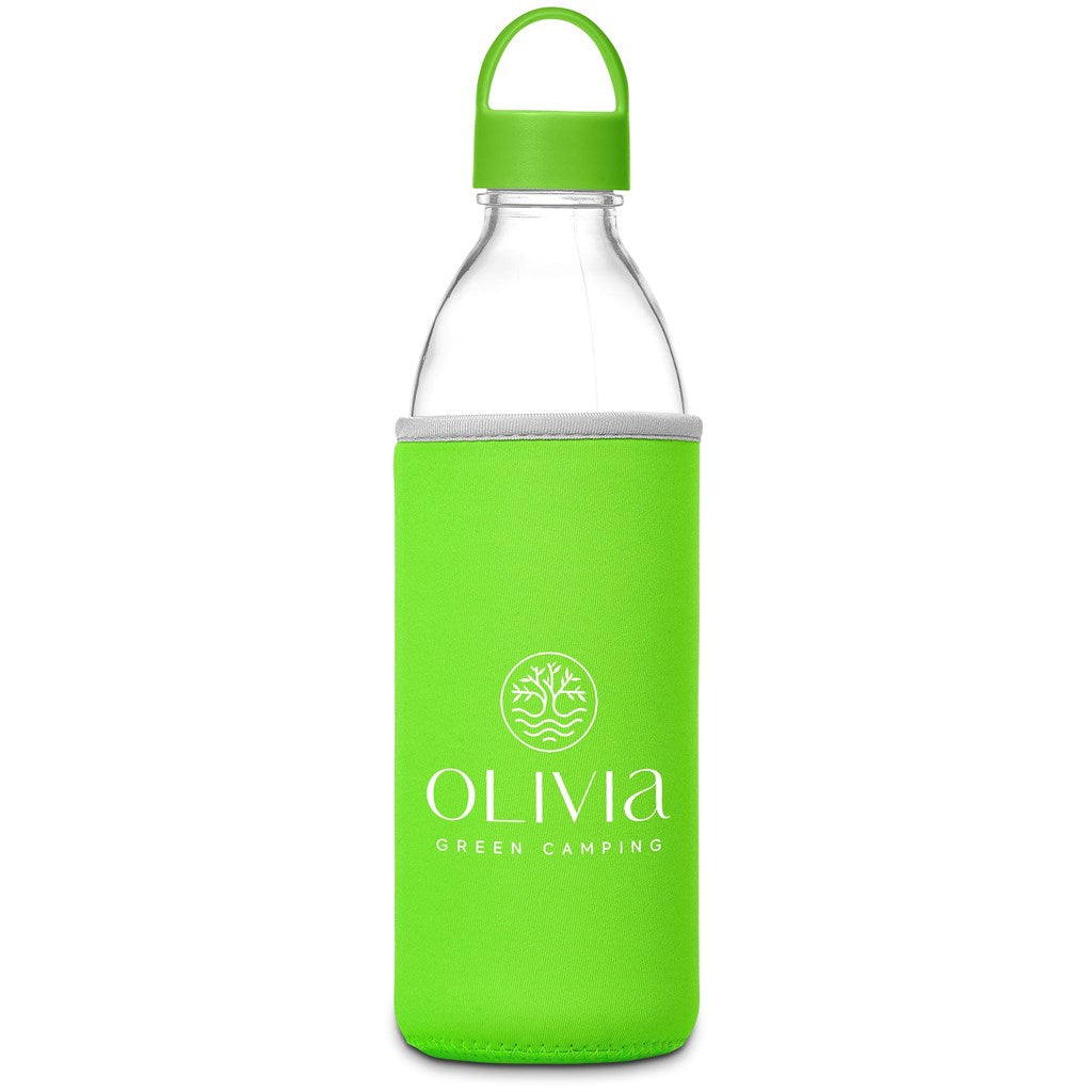 Kooshty Big Swing Neo Glass Water Bottle – 850ml - LIME