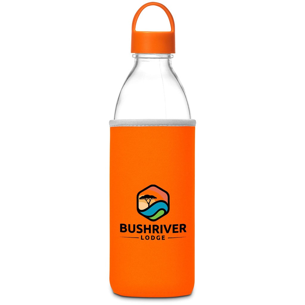 Kooshty Big Swing Neo Glass Water Bottle – 850ml - ORANGE