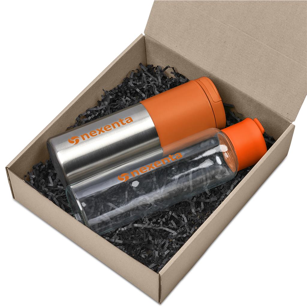 Kooshty Tyboost Drinkware Set - ORANGE