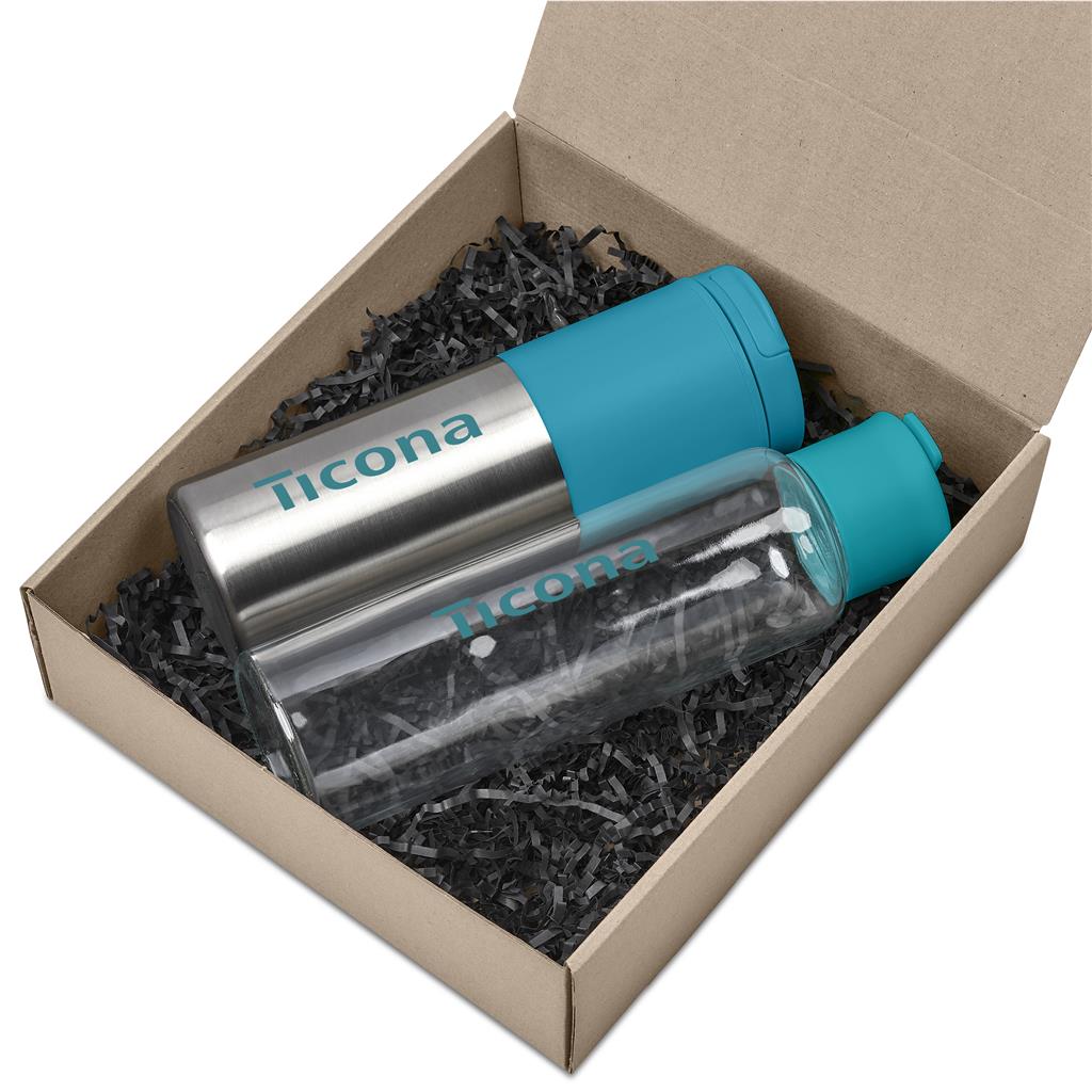 Kooshty Tyboost Drinkware Set - TURQUOISE