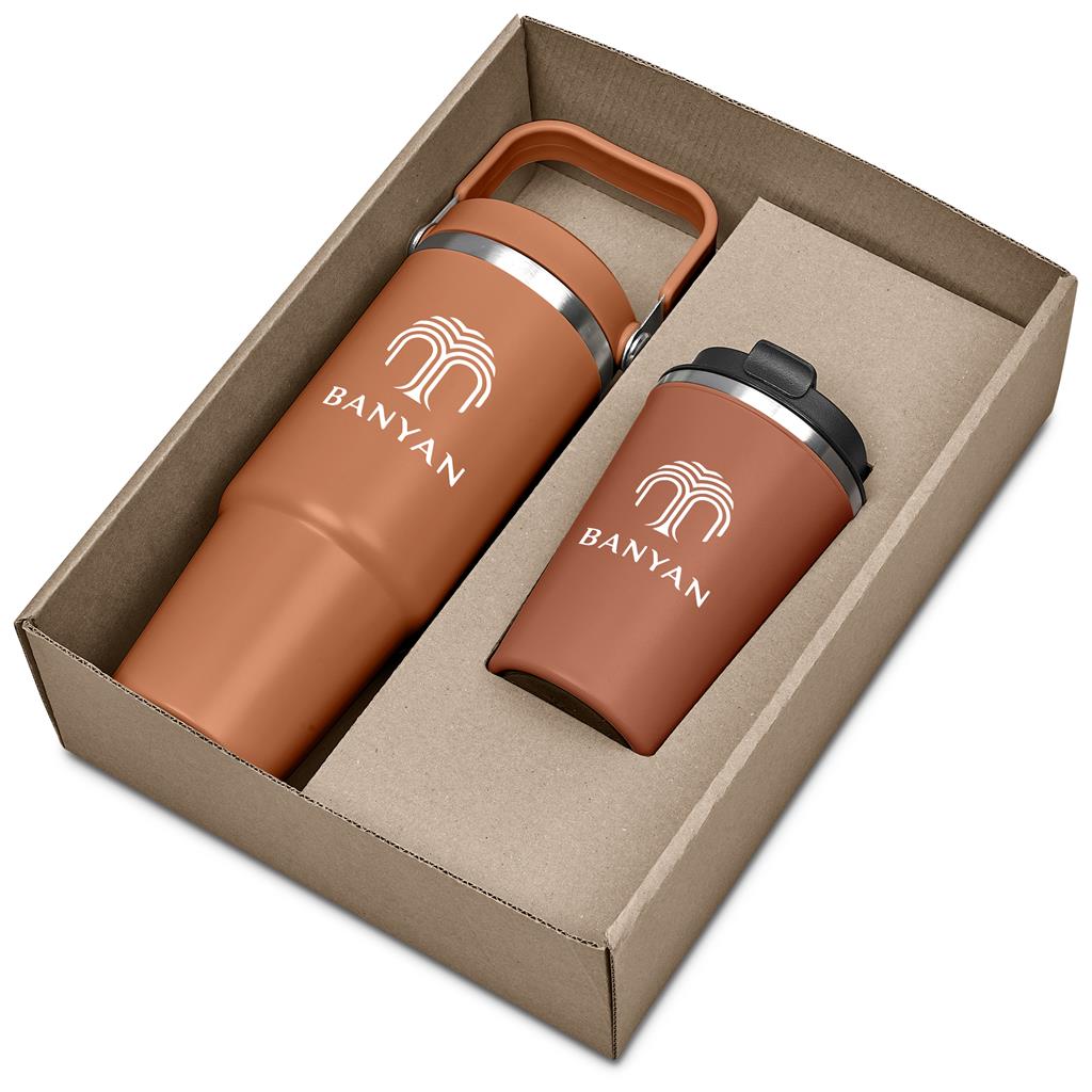 Kooshty Waikos Drinkware Gift Set - BURNT ORANGE