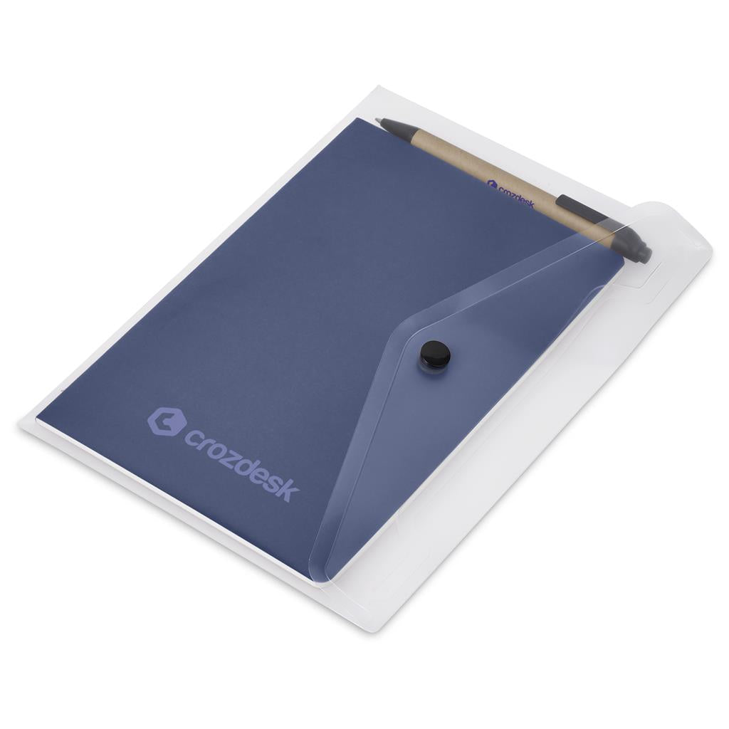 Okiyo Hotai Notebook & Pen Set - BLUE