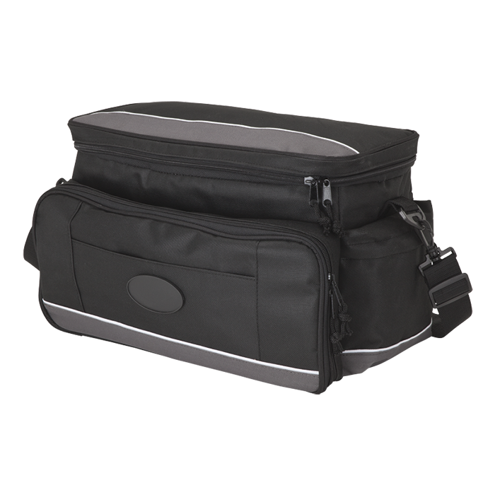 Cooler Bag with Braai Set - Black/Grey