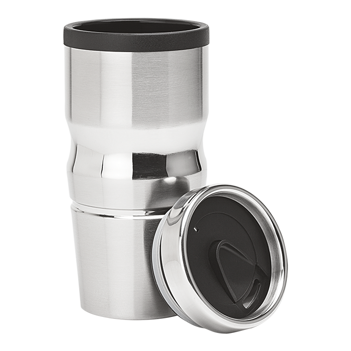 420ml Stainless Steel and Polypropylene Tumbler - Black