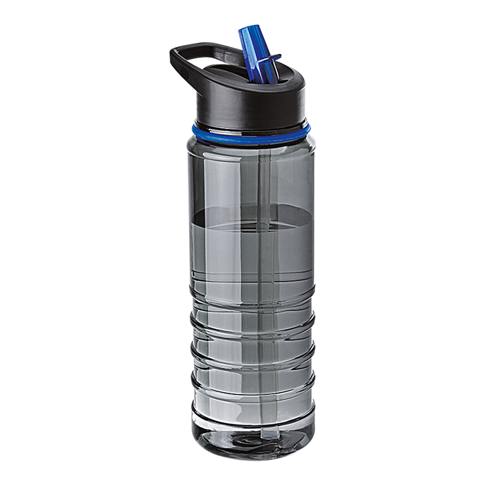 750ml Tritan Bottle with Straw - Blue